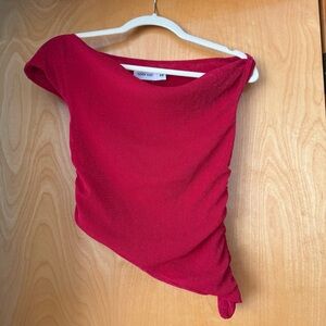 Tiger Mist Cobi Red Short Sleeve Top